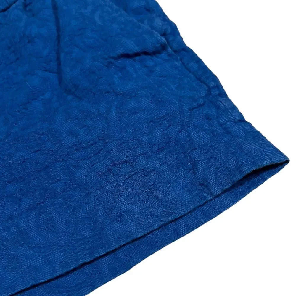J. Crew Blue Jacquard Boardwalk Shorts 33